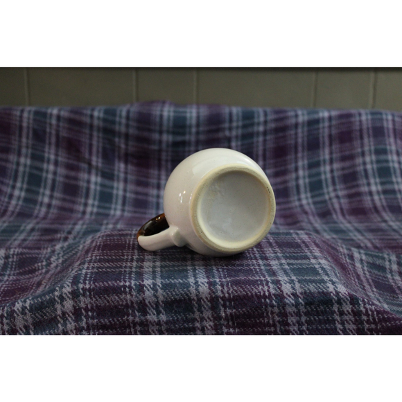 Vintage Brown Stripe Ceramic Pitcher Creamer - Picture 6 of 8